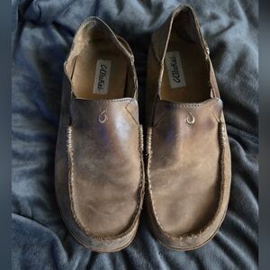 OluKai | Moloā Slip-On Leather Shoes SZ 10
